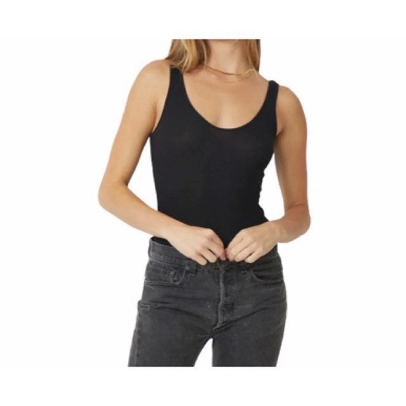 NEW ModCloth Bodysuit NEW WITH TAGS black tank bodysuit Size XS - Picture 5 of 11